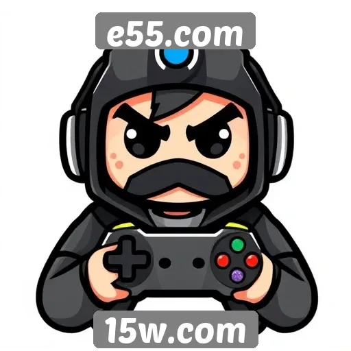 A variedade de categorias disponíveis no site e55.com