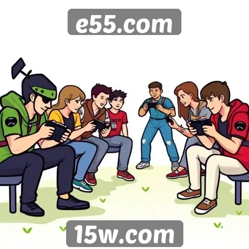 Comunidade de jogadores no e55.com cresce rapidamente